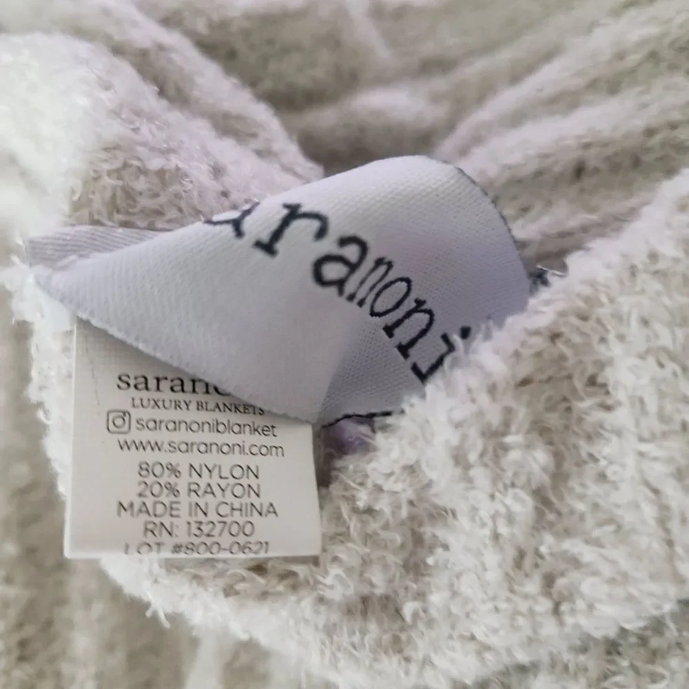NEW Saranoni Robe S Beige Ribbed‎ So Soft Tie Waist Longline Wrap Lounge …